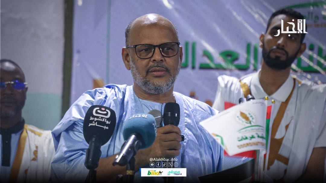 رئيس الجمهريه محمد بن الغزوانى يلتقى ب جميل منصور فى (…)
